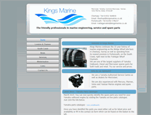 Tablet Screenshot of kingsmarine.co.uk